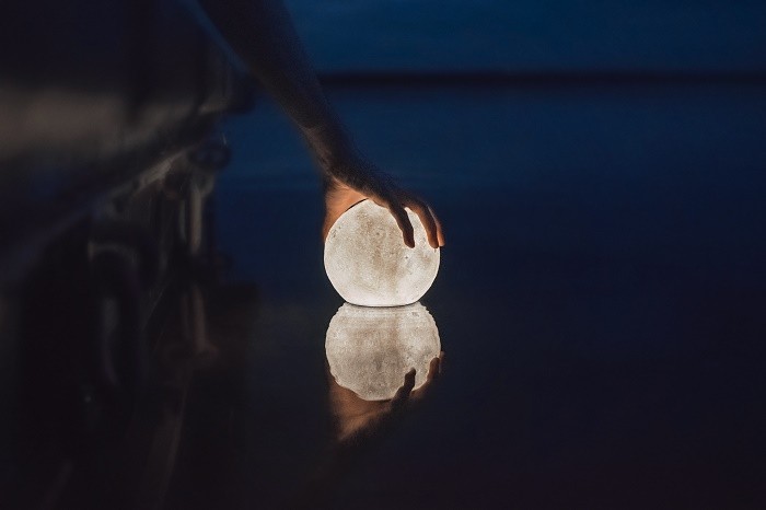lampe flottante Lune