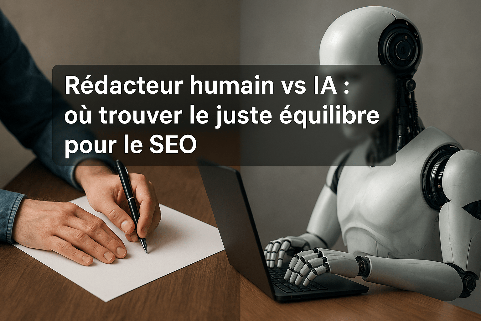 Rédacteur humain vs IA